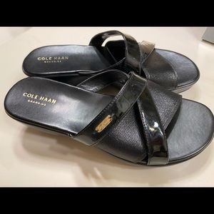 Black Cole Haan leather Sandals